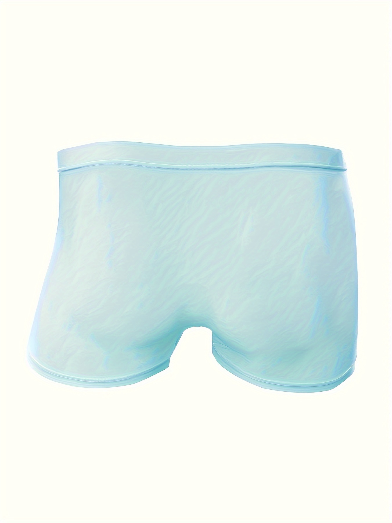 Random Style Men's Underwear Ice Silk Cool Boxer Briefs - Temu