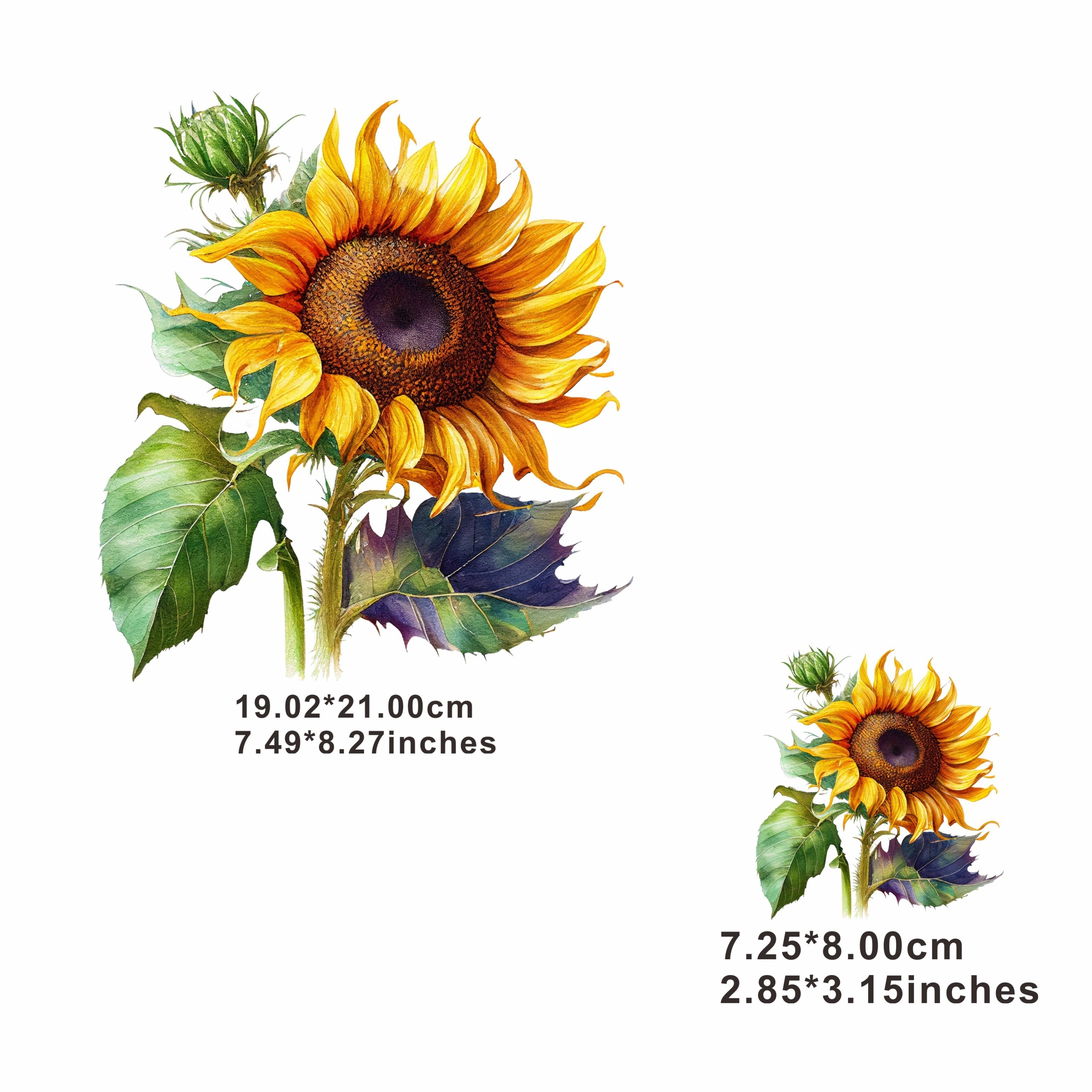5pcs Sunflower Rub On Transfer Muebles Artesanías Decoración - Temu Chile