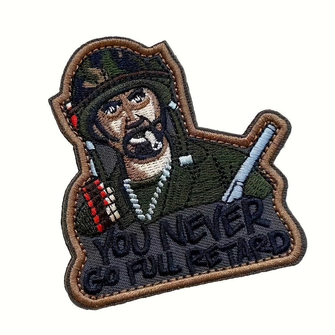 1pc You Never Go Full Petard Humor Funny Inspired Tactical Patch