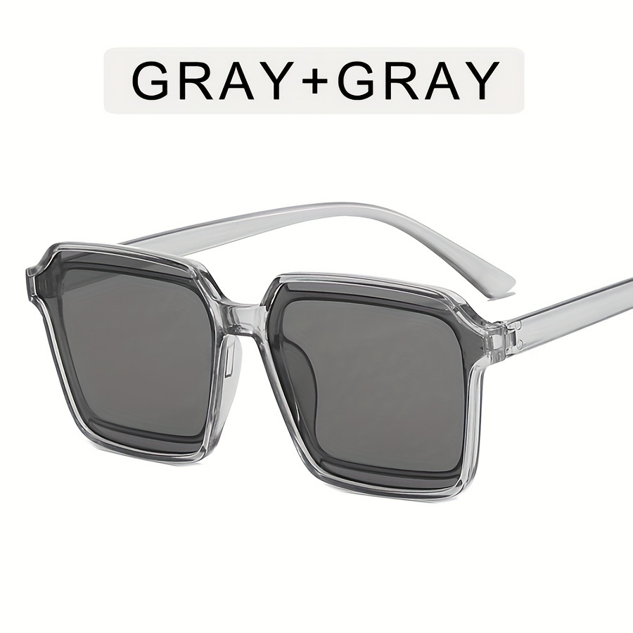 Millionaire Square Transparent Sunglasses For Men With Transparent
