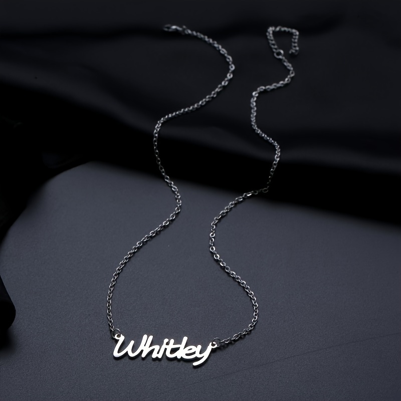 Nameplate necklace hot sale for guys