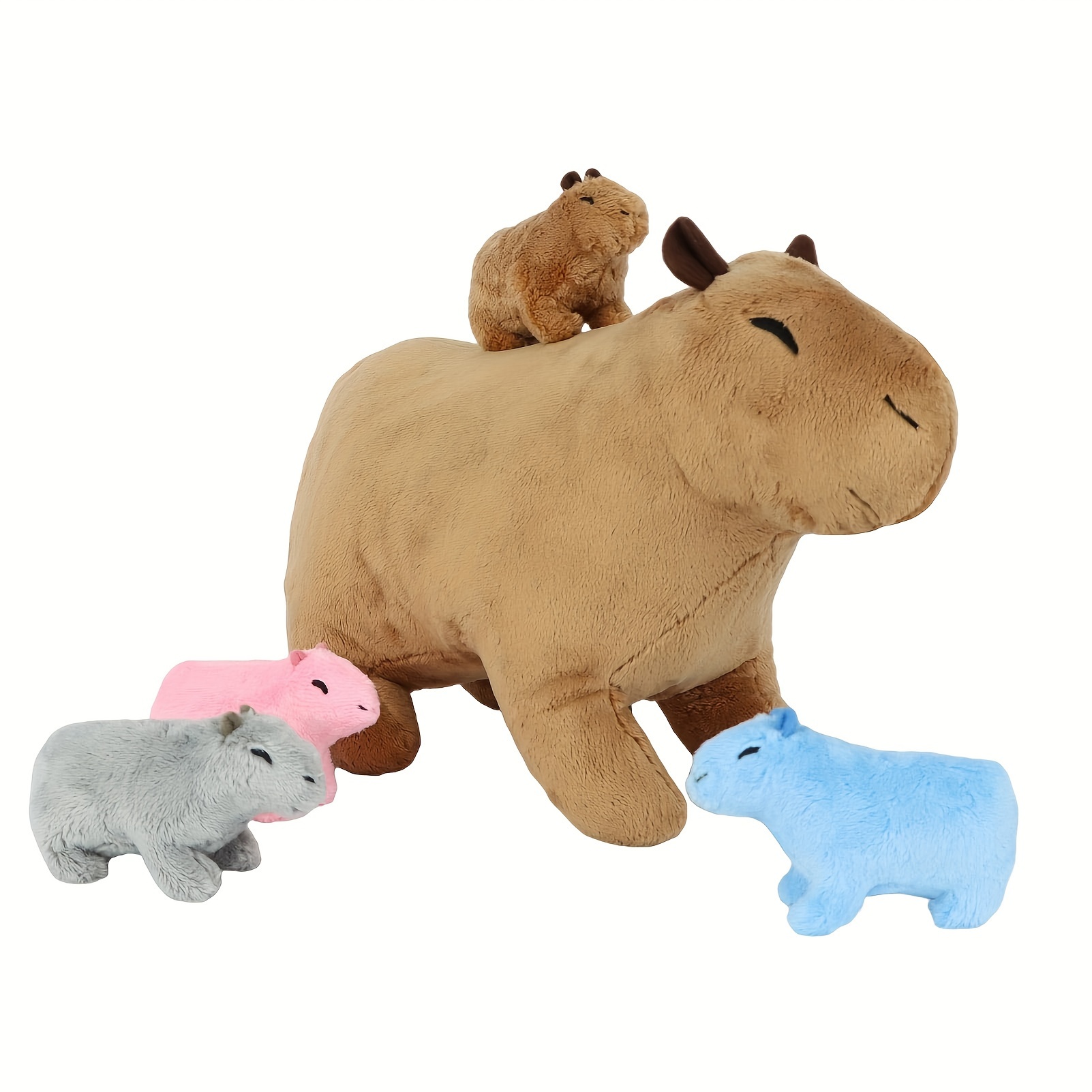 SPIRTUDE 2Pcs Capybara Plüschtier, Capybara Kuscheltier, niedliche Plüsch  Für Kinder Und Freunde (30cm+20cm)