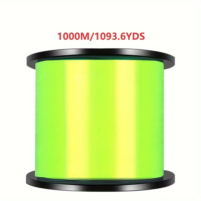 1093yds Bright Yellow Nylon Fishing Line Super Strong Wear - Temu