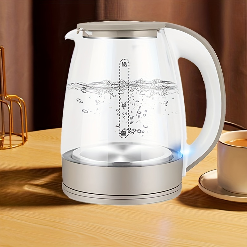 US Plug Kettle Electric Kettle, Home Glass Kettle Automatic Power Off 304  Stainless Steel Tea Automatic Home Water Kettle Hot Kettle Dormitory Kettle