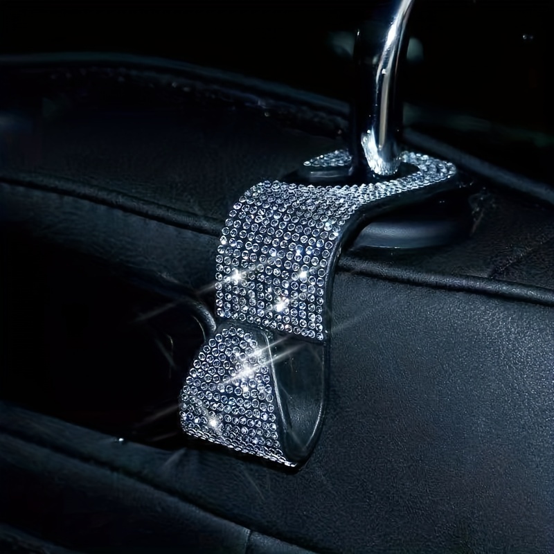 Car Purse Hook Bling Car Headrest Hook For Women Girls Auto - Temu Australia