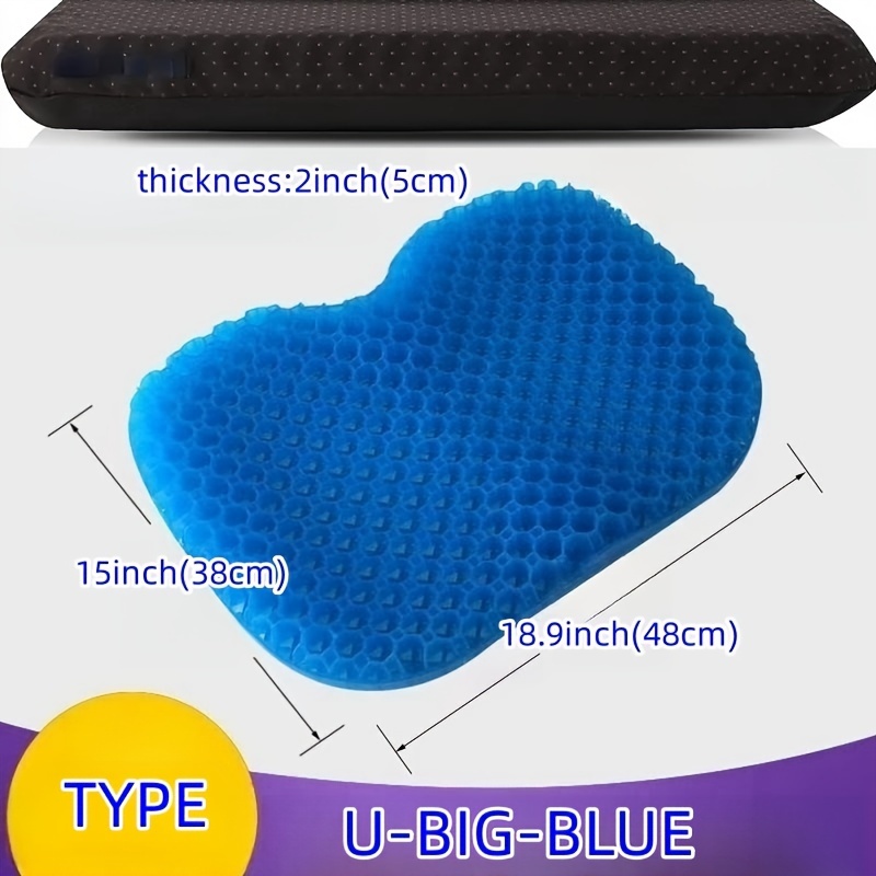 Gel Seat Cushion for Pressure Relief, Egg Sitting Gel Flex Cushion