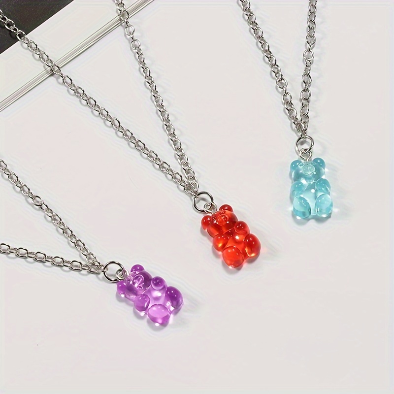 Gummy bear clearance chain necklace