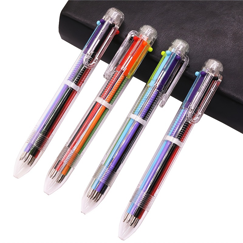 Comprar Bolígrafo multicolor MROOFUL 6 en 1 que incluye bolígrafo de 5  colores y 1 lápiz automático