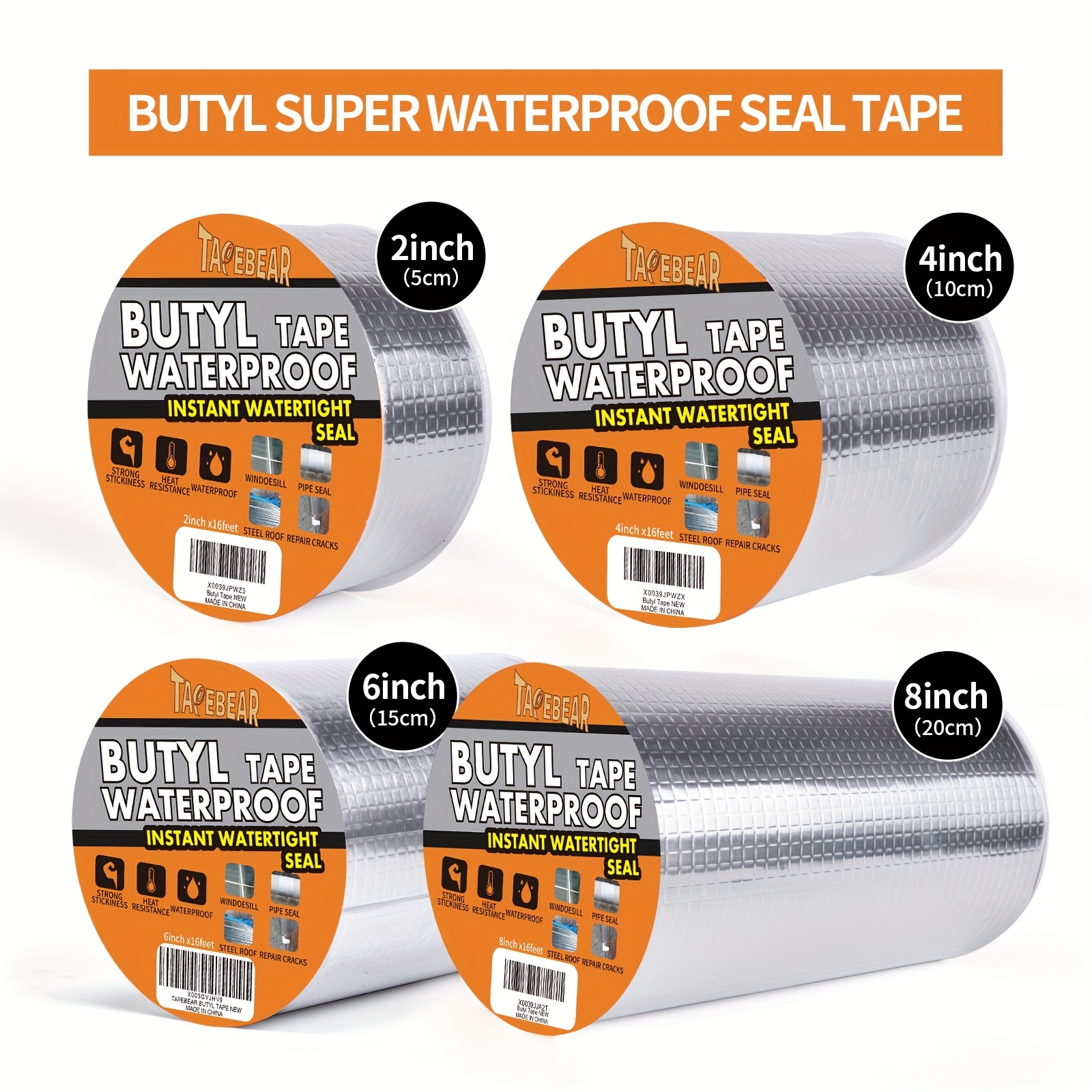 Professional Super Waterproof Tape, Aluminum Butyl
