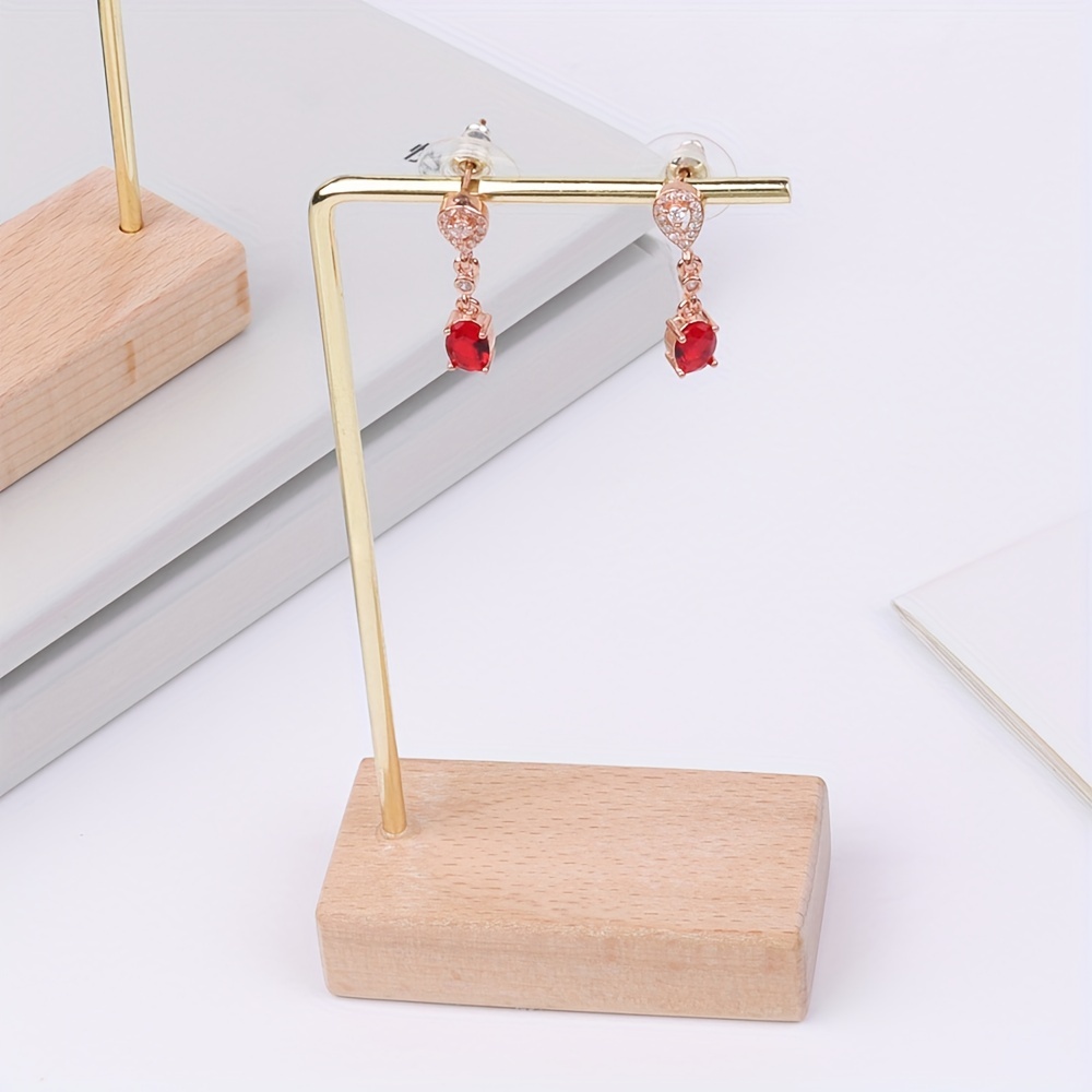 Classic Metal Golden Shape Jewelry Display Rack