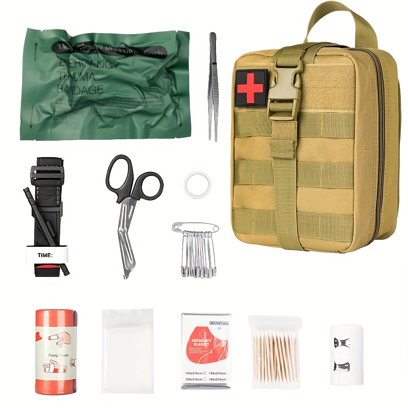 Kit de Supervivencia de Emergencia, Mochila de Supervivencia de Emergencia  Auxilios para Acampar, Hacer Senderismo al Aire Libre