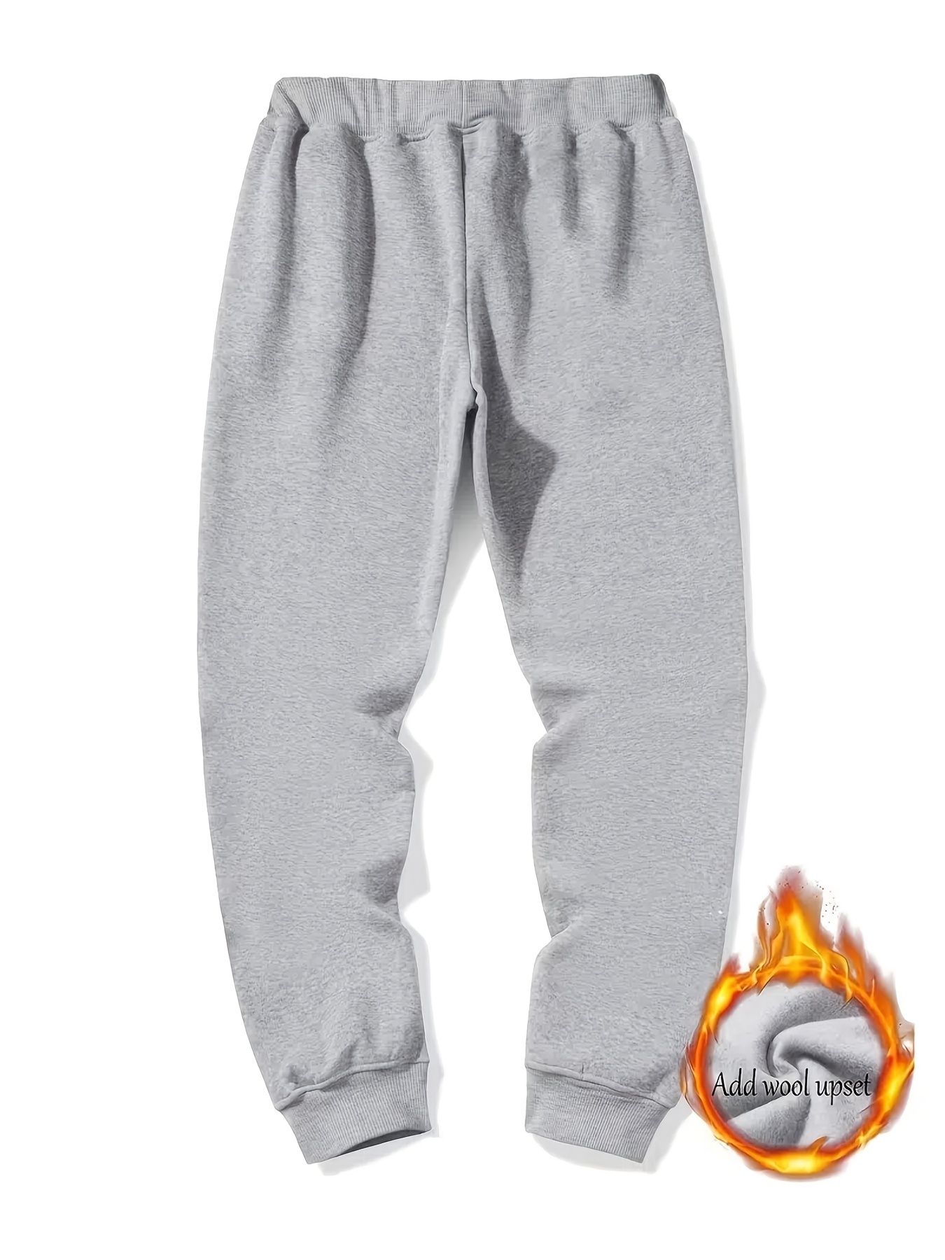 Men's Letter Print Jogger Sweatpants, Drawstring Sport Pants