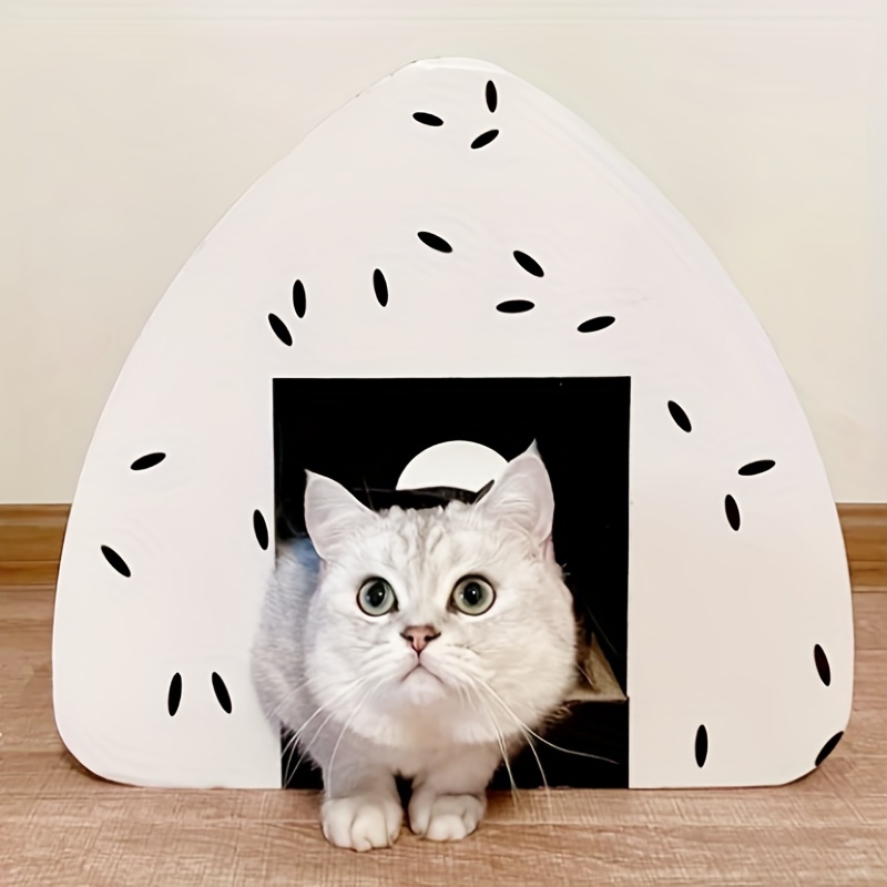 Fluffy clearance scratcher house