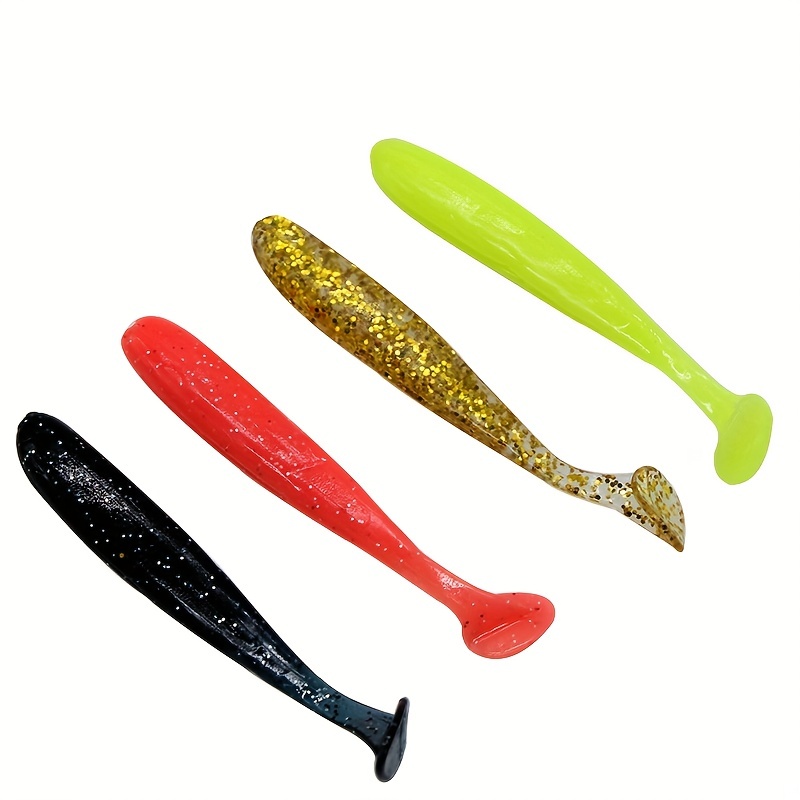 BESPORTBLE 6 Pcs Soft Baits for Bass Silicone Fishing Worms Soft Silicone  Lures Saltwater Soft Silicone for Bass Fishing Bait Fishing Lures for Bass