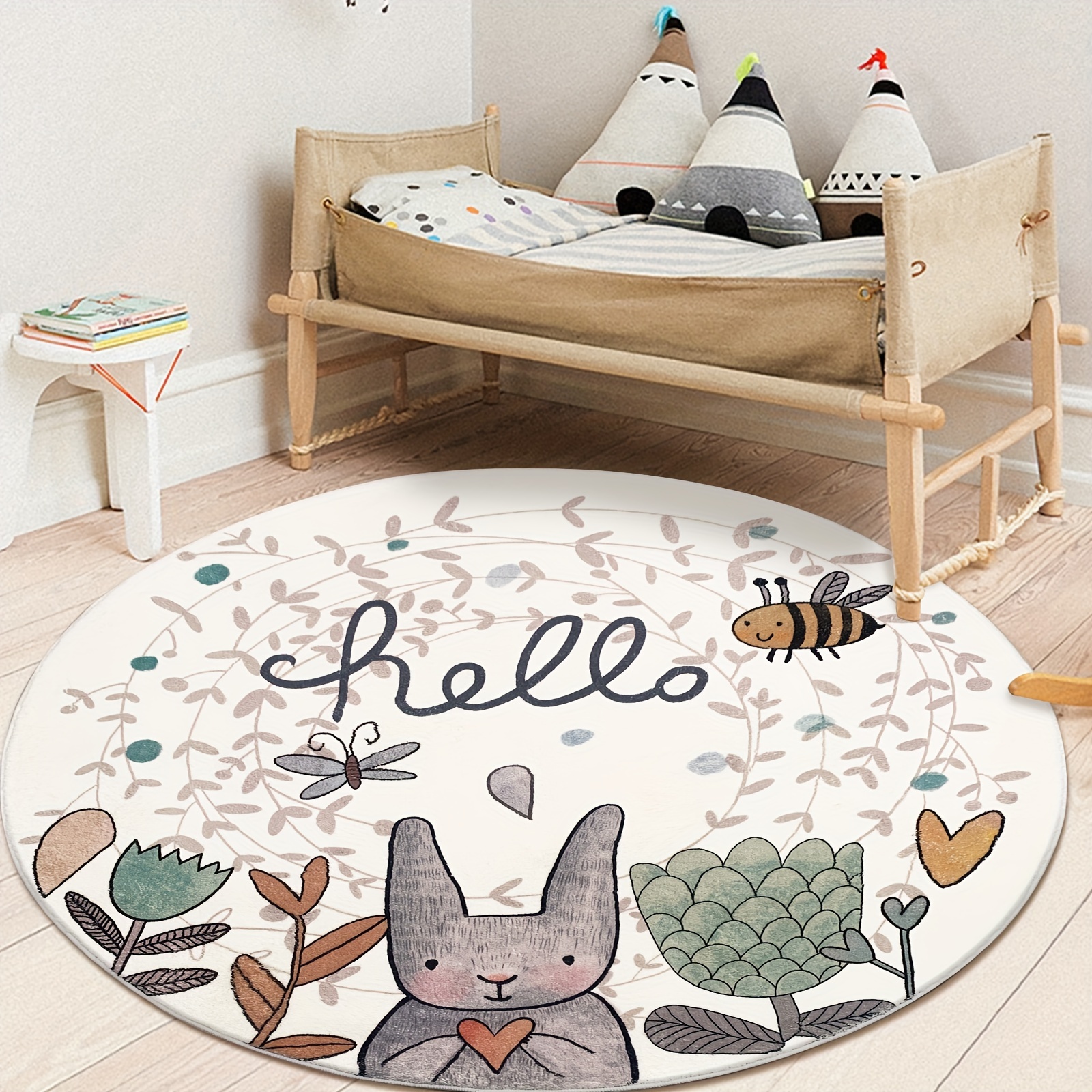 cartoon rabbit carpet Bedroom room mat living room floor mat