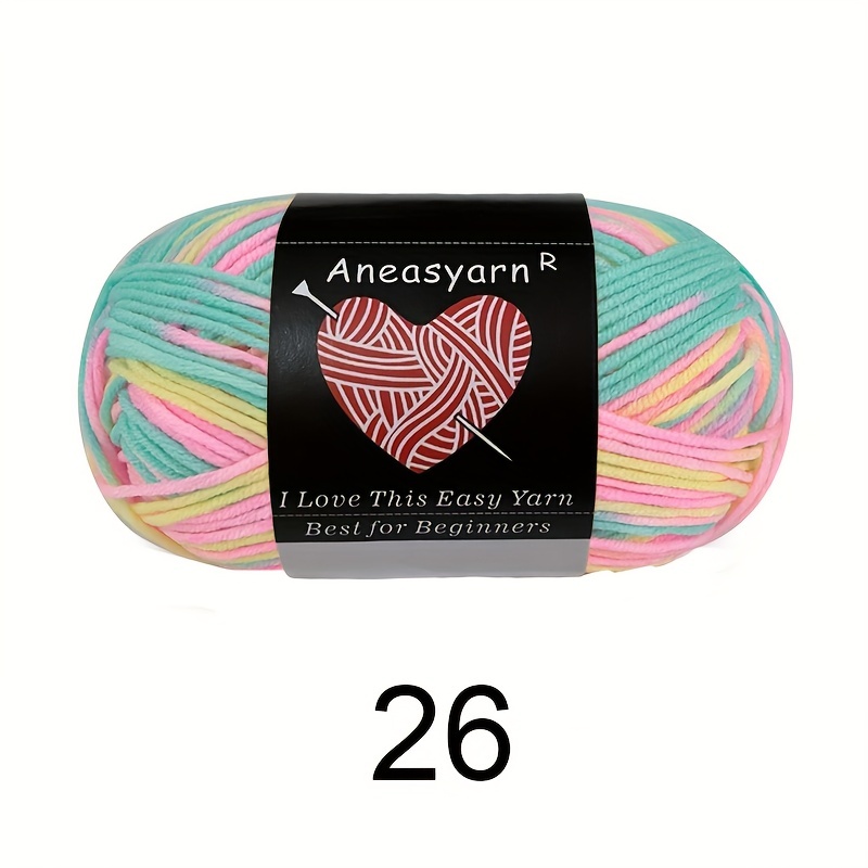 5 Strands Of Colored Yarn Diy Yarn For Crocheting And - Temu