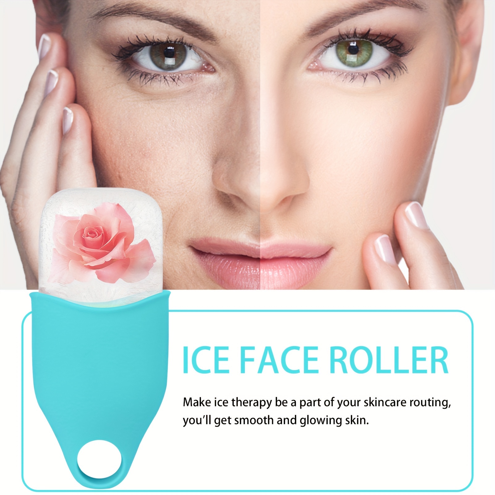 Ice Roller Face Eye Upgrated Ice Face Roller Facial Beauty - Temu United  Kingdom