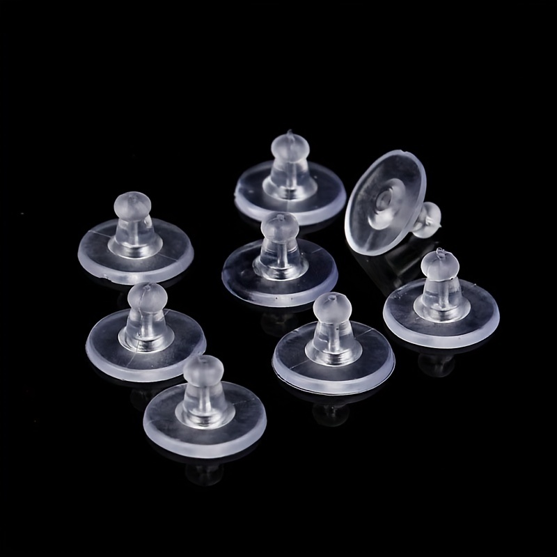 Earring Back Plug, Premium Environmental Protection Ear Clog, Silicone  Earring Base, Jewelry Accessories - Temu