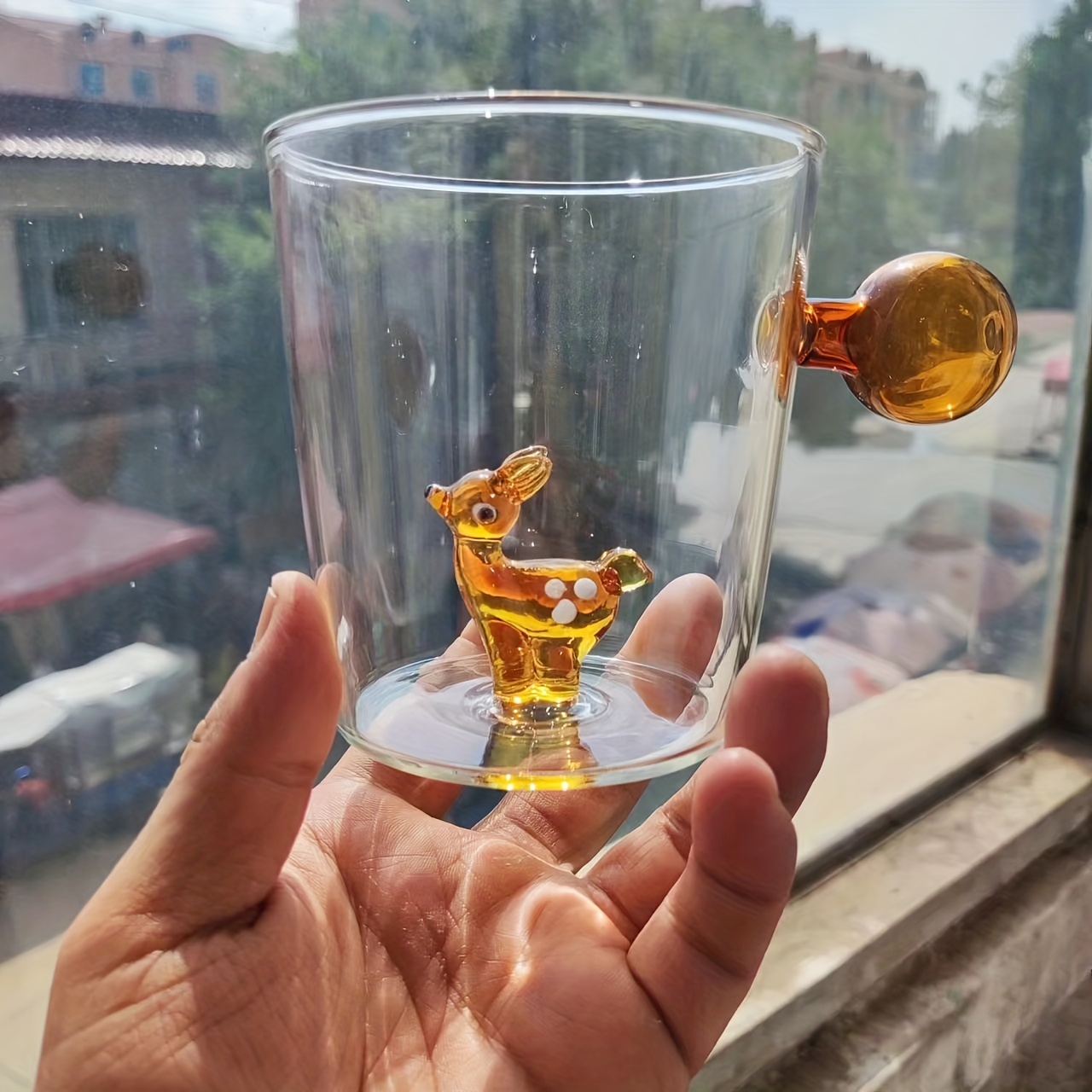 Aesthetic Glass Cup 
