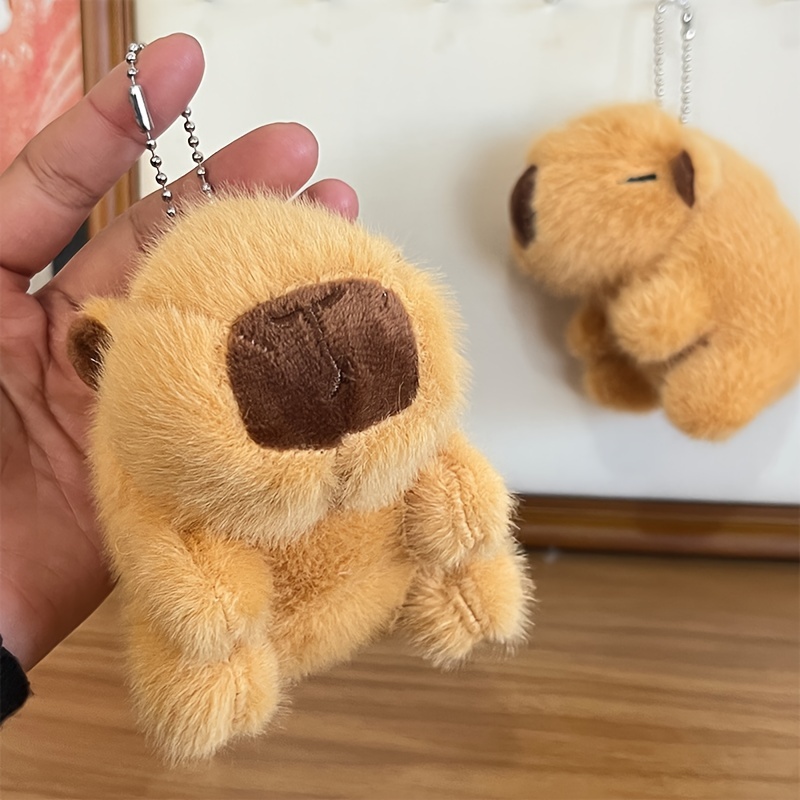 Poupée en tissu Capybara peluche pendentif Capybara rongeur