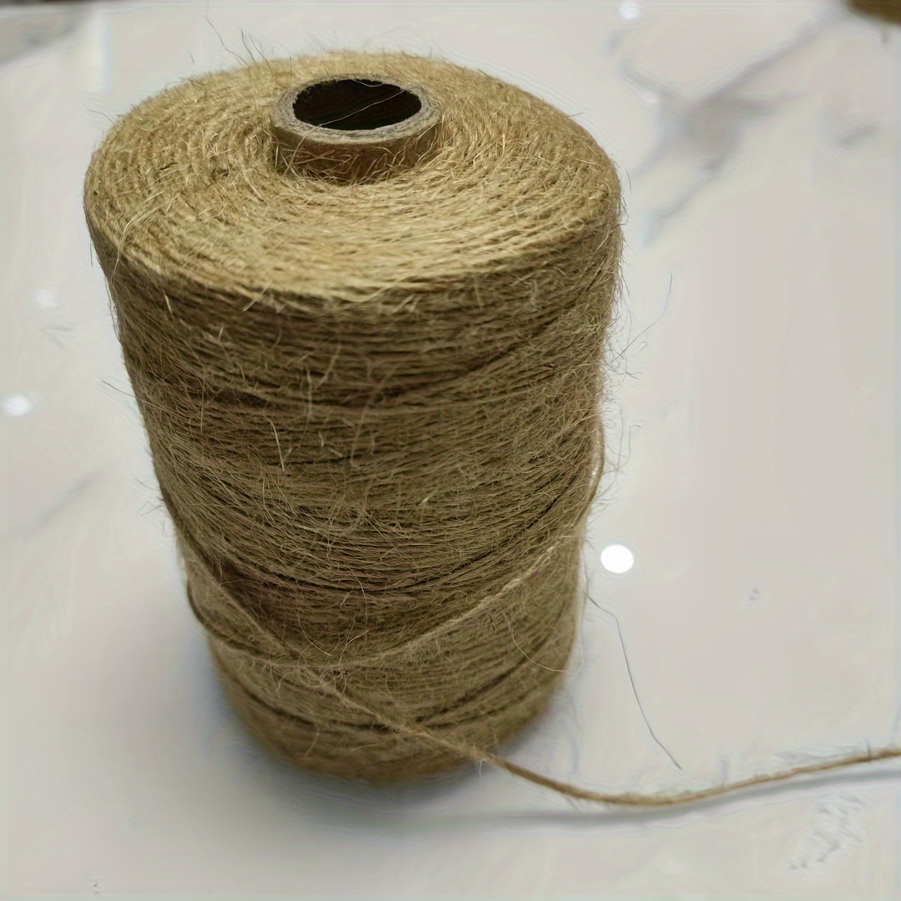 1 Roll Natural Jute Twine String Rope Roll Thick And Strong Jute Rope For  Craft Thick Work Threads Twine Material Roll String