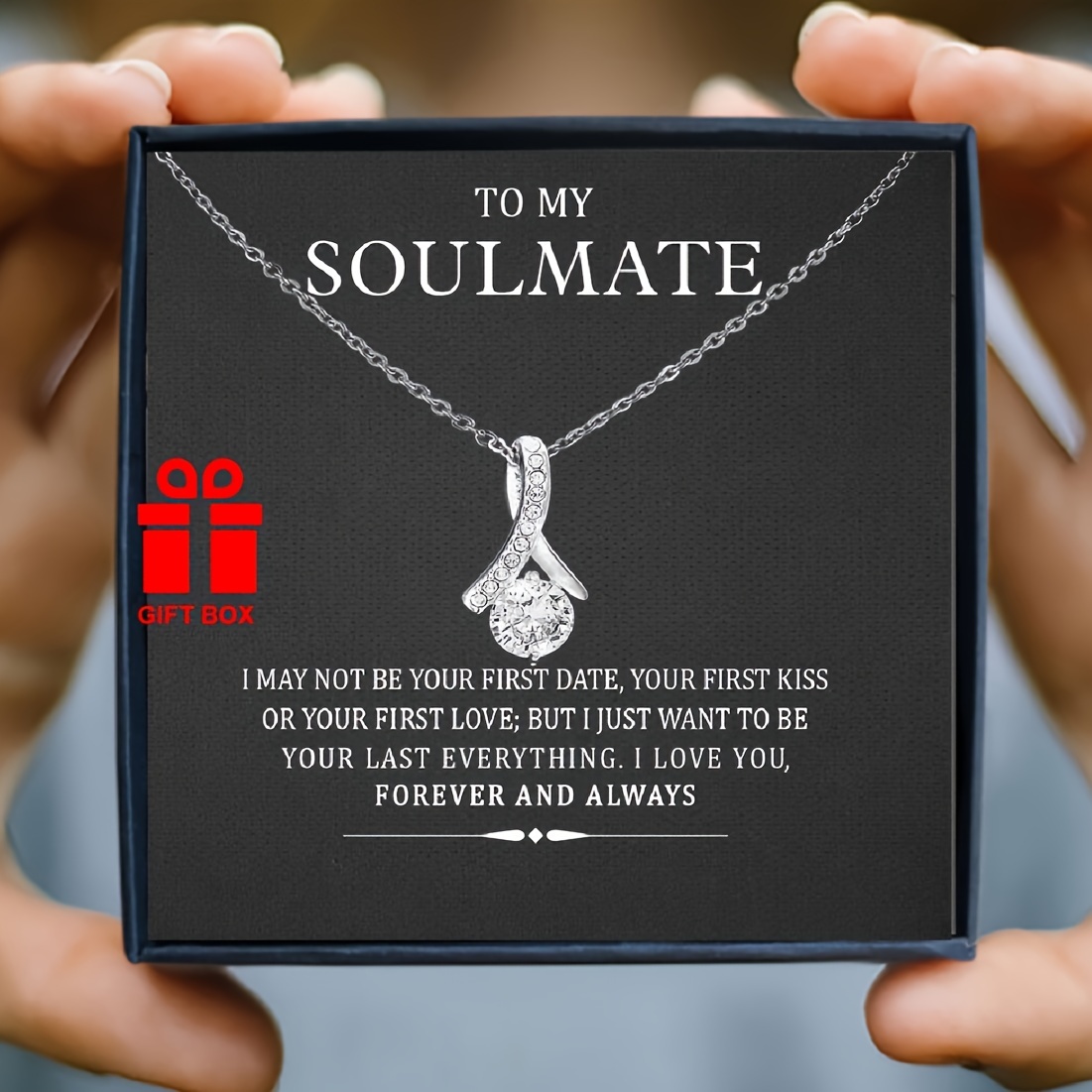 To My Soulmate, I Love You Forever and Always Necklace – My Foresty