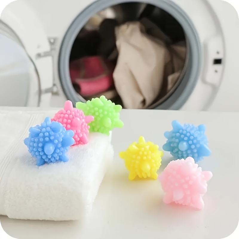 2PCS Solid Laundry Scrubbing Balls For Washing Machine Lint Catcher