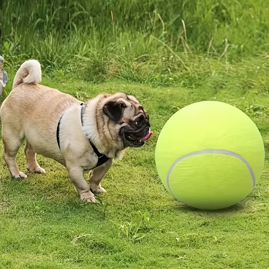 Interactive Pet Toys: Large Dog Tennis Ball For Outdoor Fun - Temu