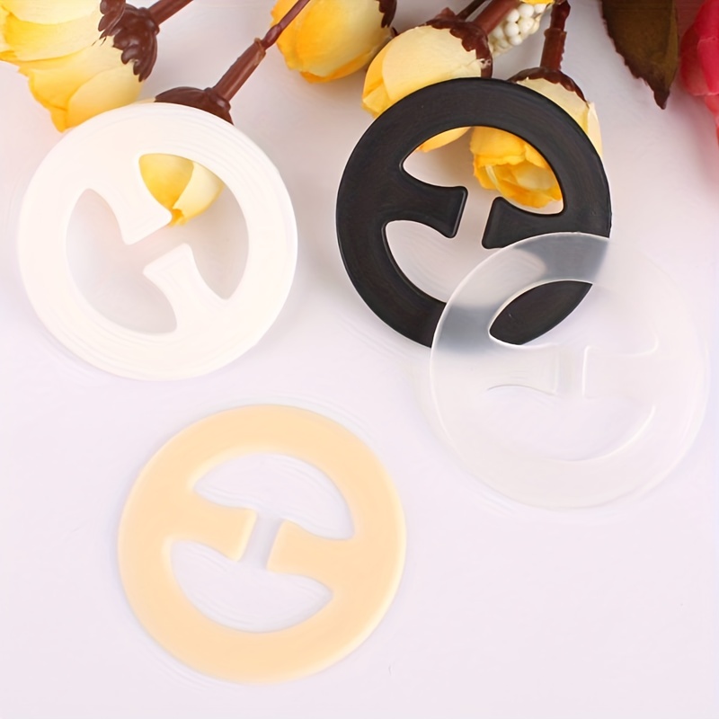 4pcs Bra Strap Clips Invisible Non-slip Buckles Conceal Straps for Braless Look