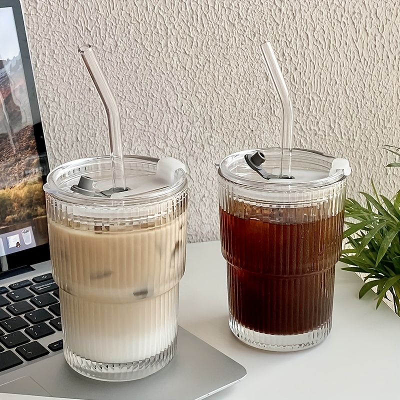 This new ribbed glass tumbler >> Perfect for your iced coffee