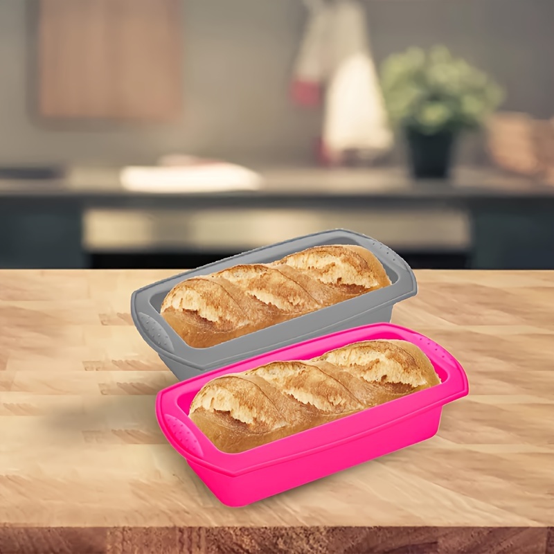Mini Loaf Pan Silicone Baking Bread Pan Bpa free Toast - Temu
