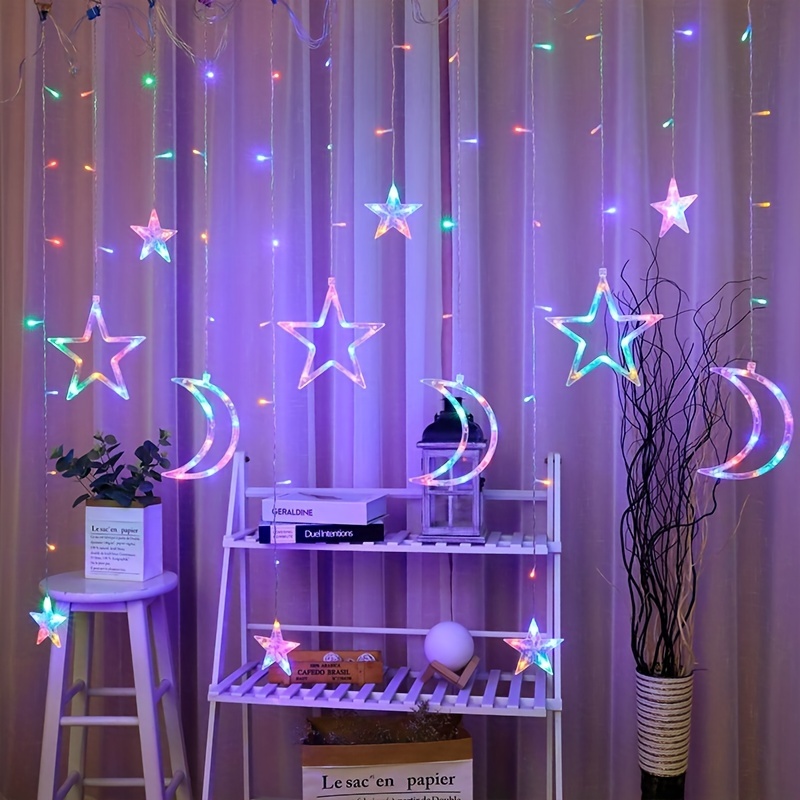 Outdoor Camping Lights Curtain Atmosphere String Lights - Temu