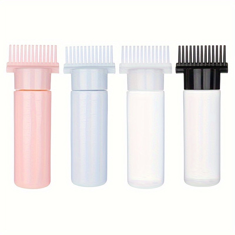 Root Comb Applicator Bottle 110ml Hair Dye Bottle Comb Tool with Scale Hair  Oil Applicator Color Applicator Bottle for Hairdressing Salon and Home Use
