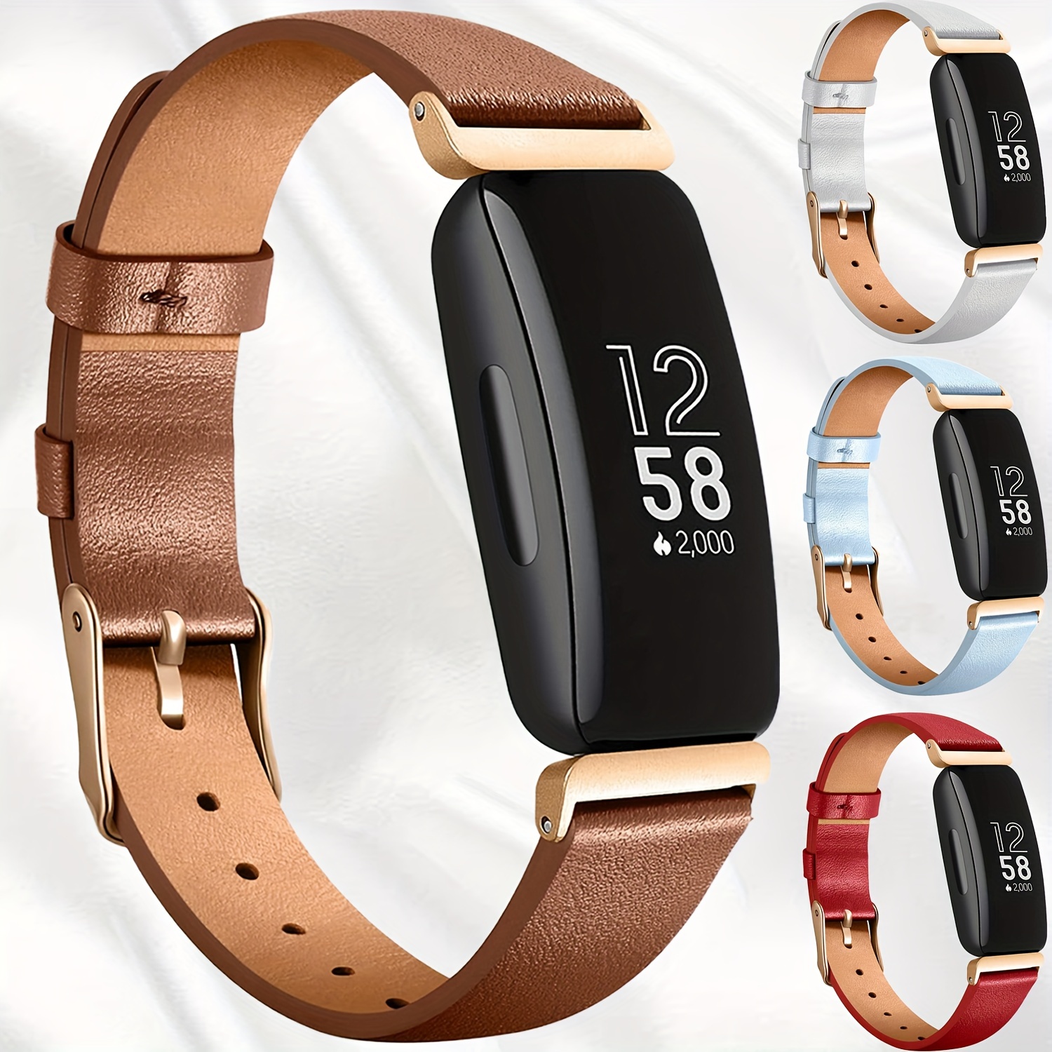 Correa Para Xiaomi Mi Band 6 5 4 3 Cuero Genuino De Repuesto Reloj Banda De  Muñeca Inteligente Accesorios Fit