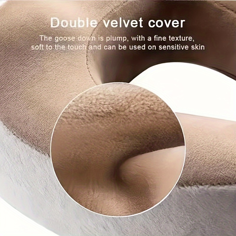 U shaped Travel Pillow Neck Massager With Heat And Vibration - Temu