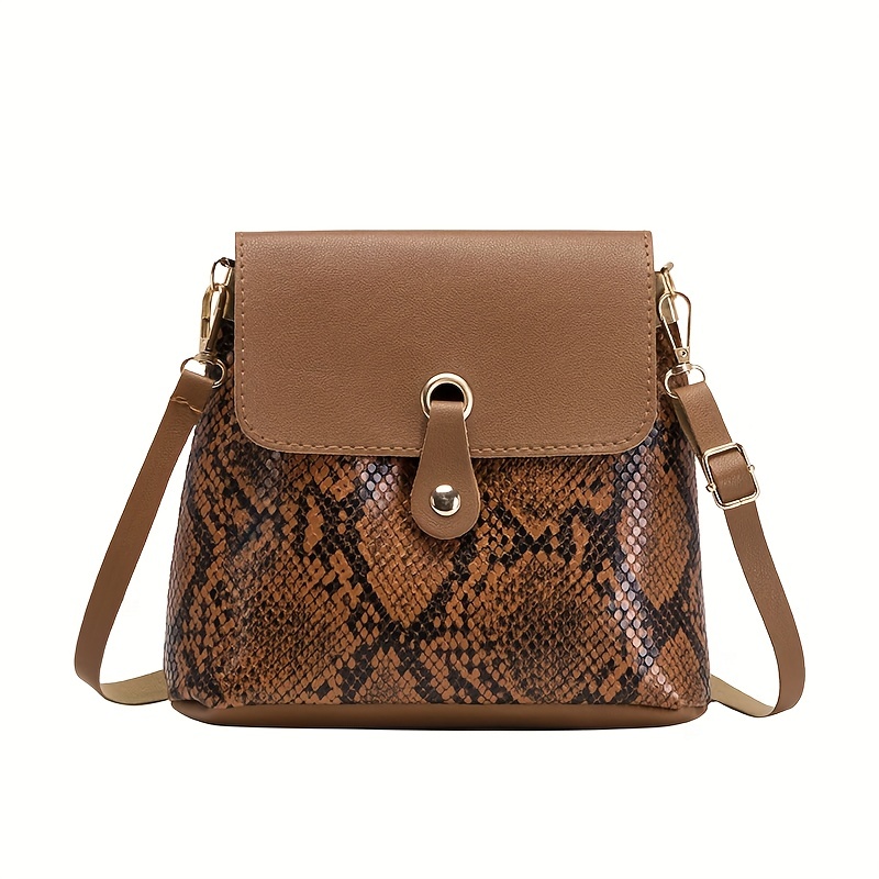 Pink Underarm Bag Solid PU Leather Shoulder Bag With Silk Scarf