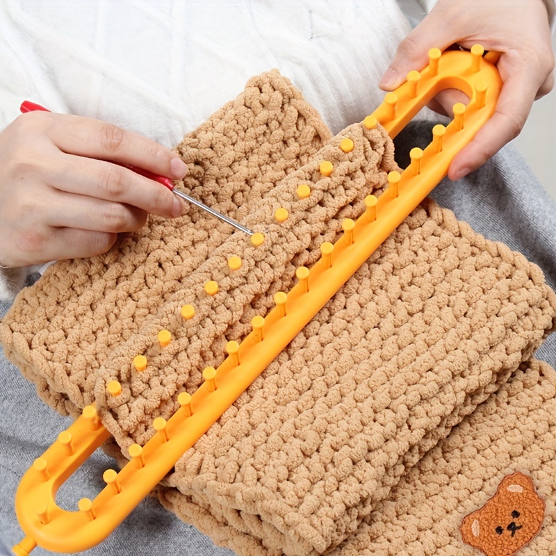 Weaving Looming Knitting Kit DIY Machine Sewing Tools Pompom Sock Hat Scarf  Scarves Maker Handmade Craft Weaving Braiding Tool