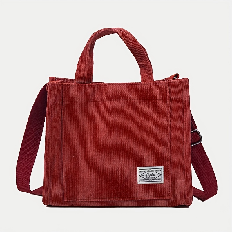 Women's Vintage Brick Red Leather Shoulder Bag