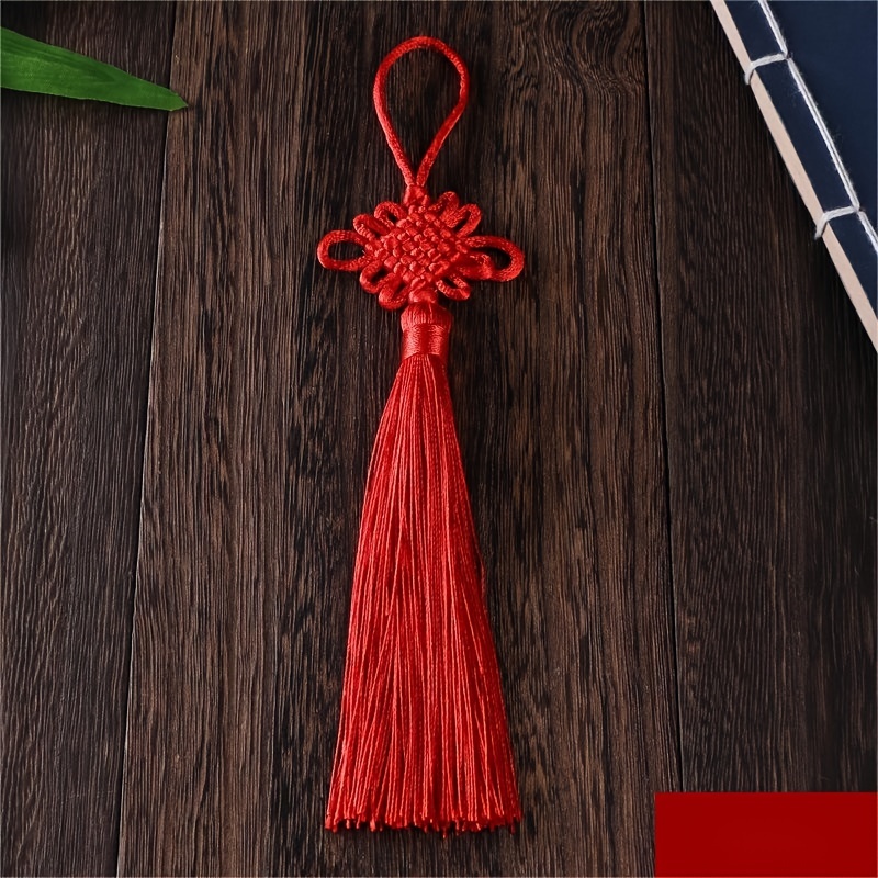 qbodp 10 Pieces Small Tassels,6cm Chinese Knot Tassel Hanging  Ornament,Handmade Craft Tassels for Bookmarks,Keychain,Gift Tag,Crafts and  Jewelry