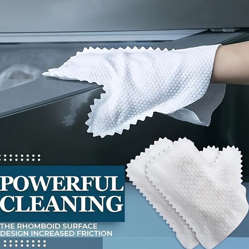 1/10 pezzi di guanti per la pulizia in tessuto non tessuto monouso, guanti  per la rimozione della polvere domestica, panno per la rimozione della