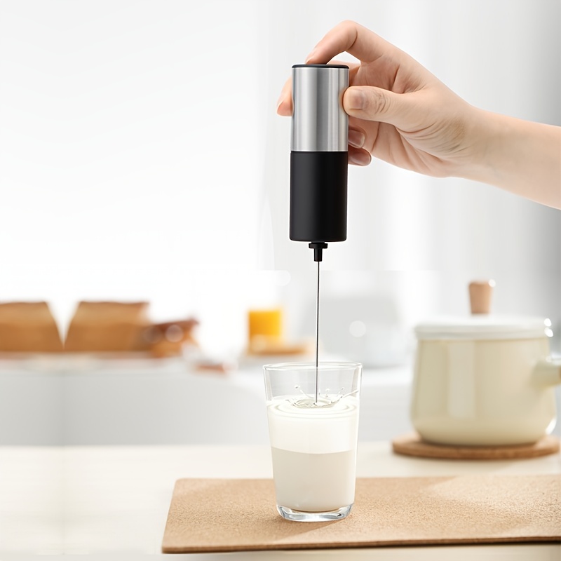 Electric Milk Frother, Rechargeable Milk Frother Handheld With Stand, Wall  Hanging Or Bracket Storage, Premium Gift Coffee Electric Frother, Electric  Whisk For Matcha, Coffee, Frappe, Latte - Portable Drink Mixer - Temu