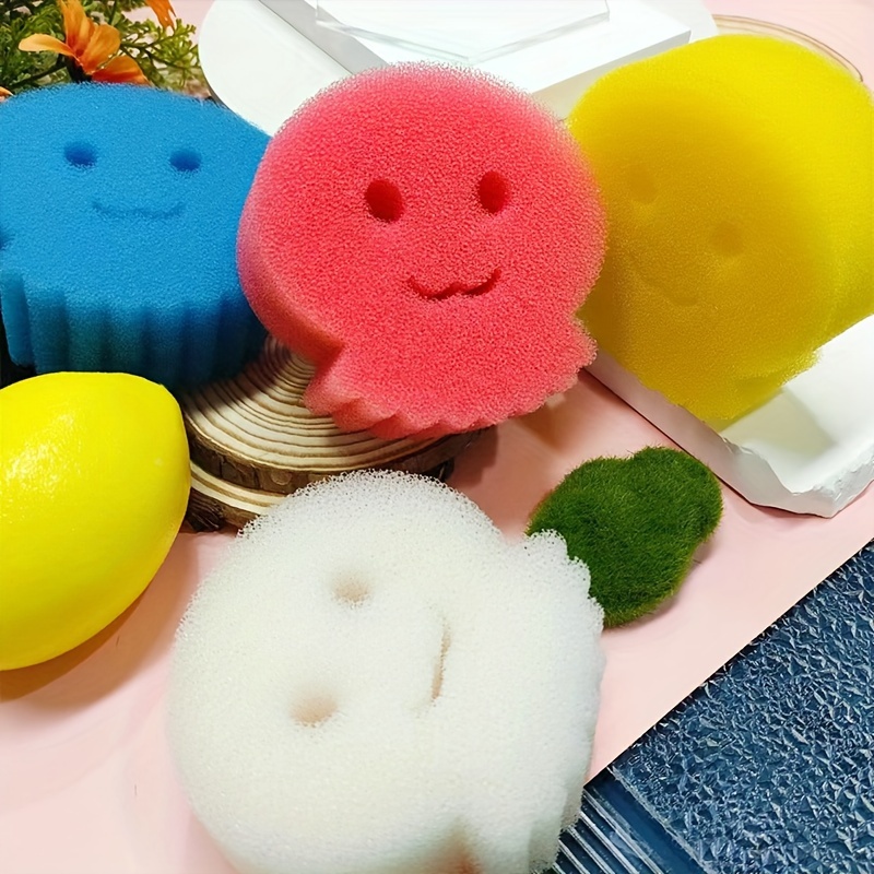 Dish Scrubbing Brush, Pot Scrubber, Microfiber Dish Cloths, Cleaning  Sponge, Cleaning Tools, Kitchen Accessories, Kitchen Gadgets, Cleaning  Stuff - Temu