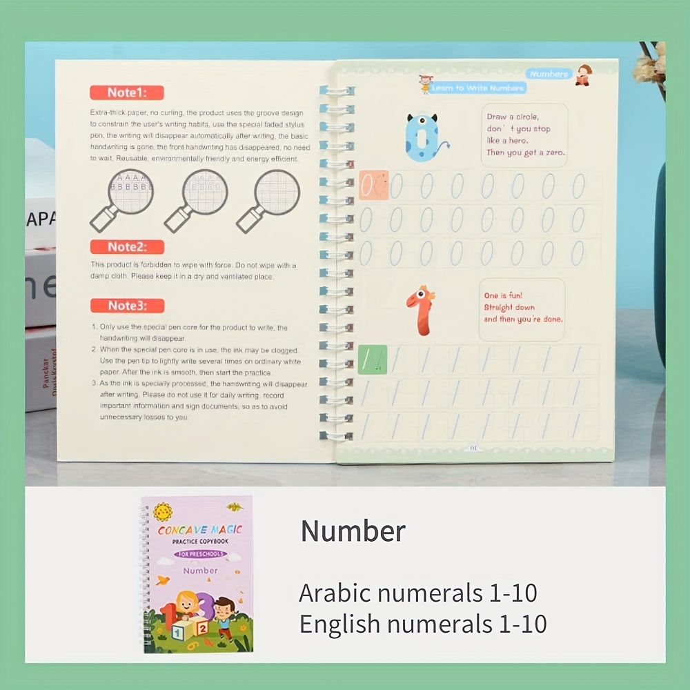 Livre D'exercices De Calligraphie Pour Enfants Montessori - Temu