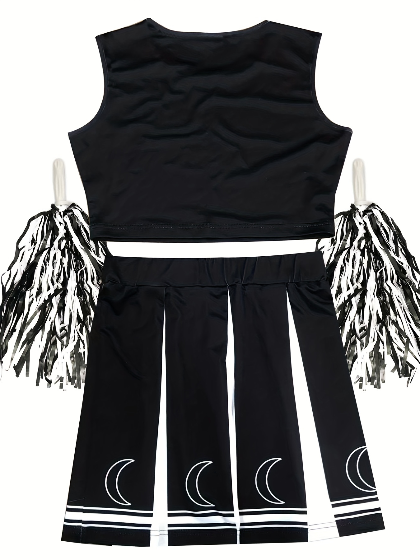 Set Travestimento Cheerleader Canotta Stampa A Righe E - Temu Italy