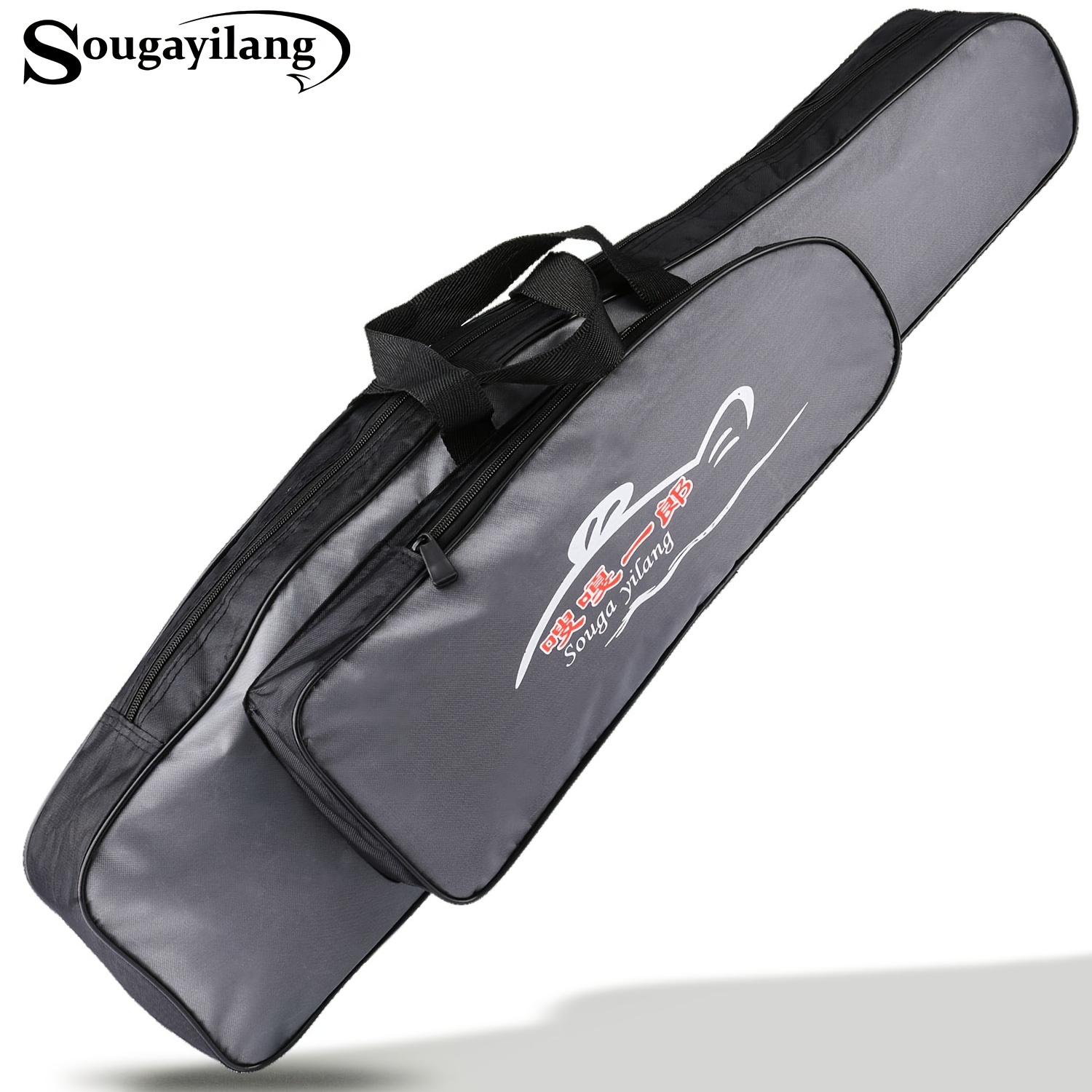 Canvas Fly Fishing Rod Bag Portable Fishing Pole Rod Reel Storage Tubes  Cases