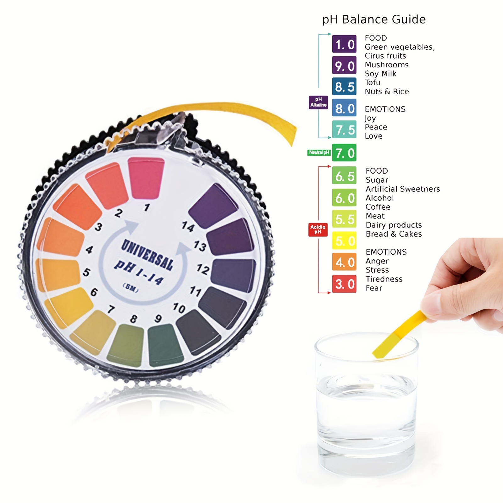Accurately Measure Ph Levels With Universal Ph Test - Temu