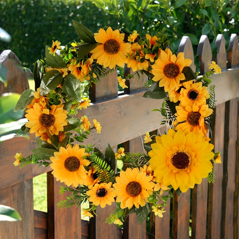 Flower Wreath For Door Christmas Indoor Wreath Bee Festival Spring