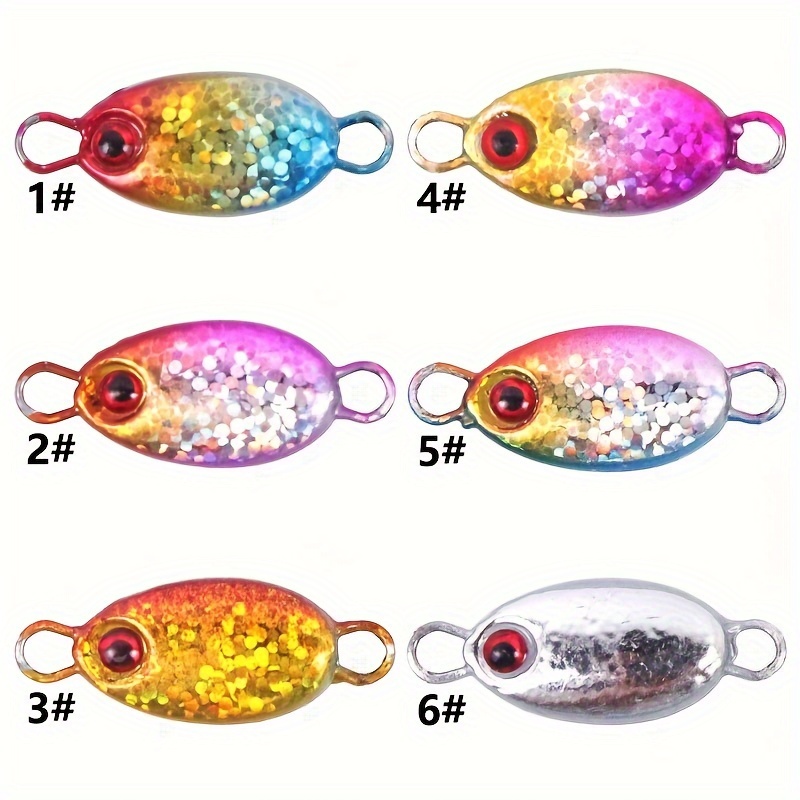 Ice Jig Fishing Lure Winter Ice Fishing Hard Bait Minnow - Temu