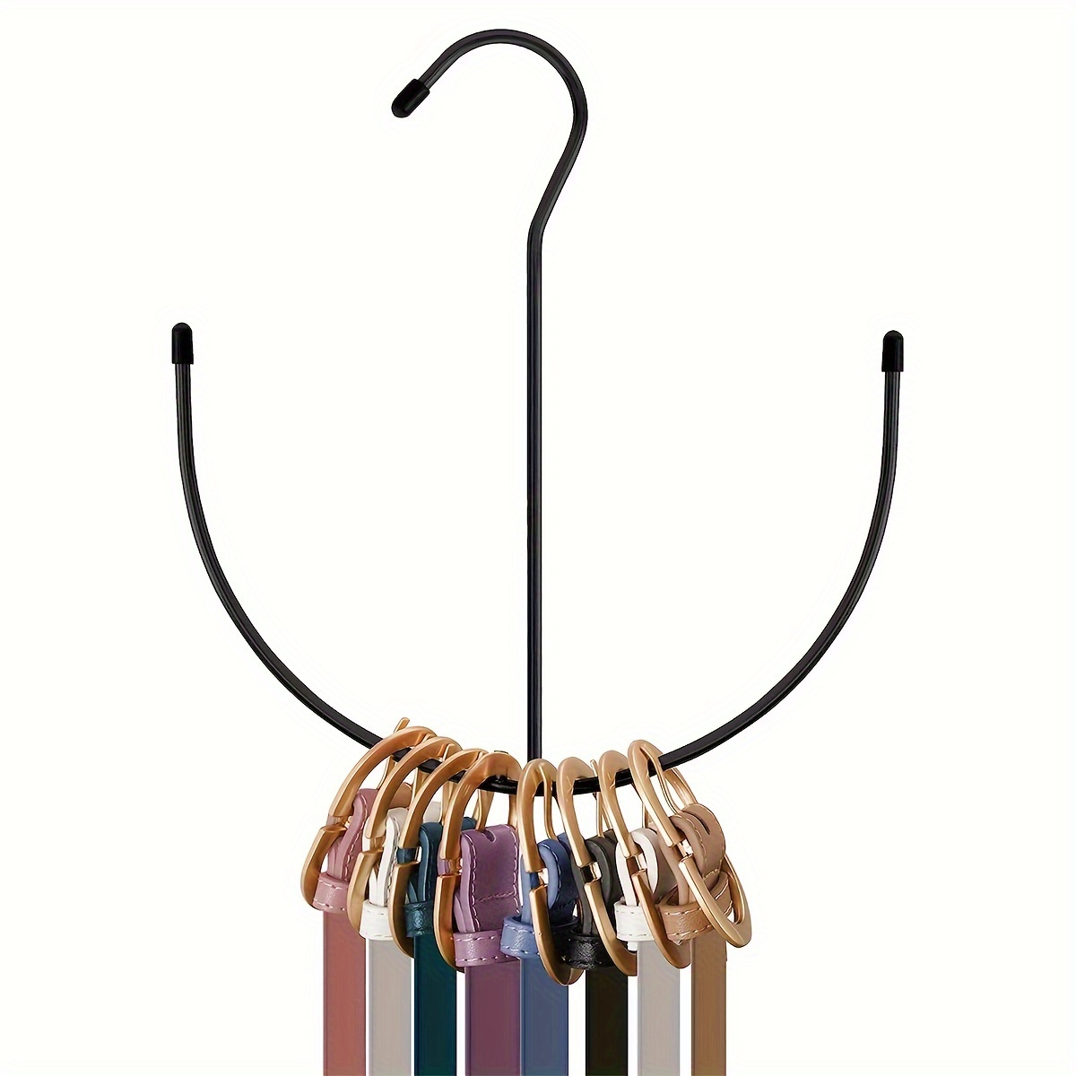 

1pc U-shaped Tie Hanger, Durable Tie Rack For Ties, Scarves, Belts, Camisoles, Bags, Household Storage Organizer For Bathroom, Bedroom, Closet, Wardrobe, Home, Dorm