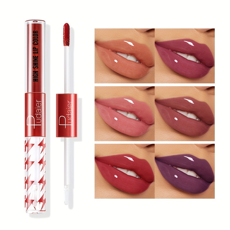 Brillo labial Mirror Water Gloss, maquillaje de labios hidratante y  ultrahidratante, brillo de labios altamente pigmentado, brillo de labios de  alto